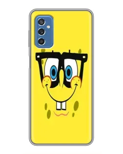 Чохол для Samsung Galaxy M52 з картинкою «Мінімалістичний Спанч Боб»
