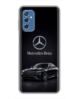 Чехол для Samsung Galaxy M52 с картинкой «Mercedes — решетка радиатора»