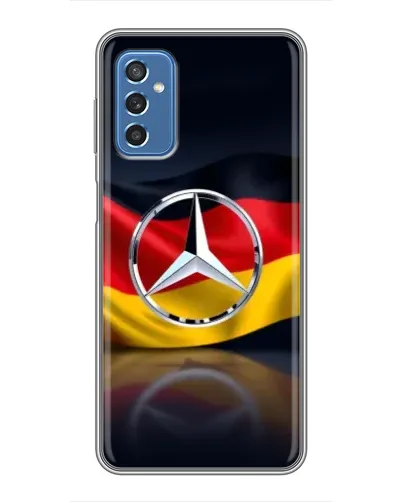 Чехол для Samsung Galaxy M52 с картинкой «Mercedes — флаг Германии»