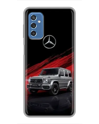 Чехол для Samsung Galaxy M52 с картинкой «Mercedes G-Class красный»