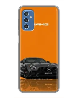 Чехол для Samsung Galaxy M52 с картинкой «Оранжевый Mercedes AMG»