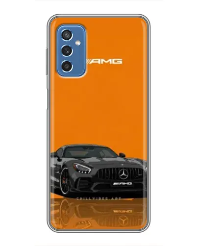 Чехол для Samsung Galaxy M52 с картинкой «Оранжевый Mercedes AMG»