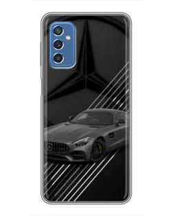 Чехол для Samsung Galaxy M52 с картинкой «Mercedes AMG — графика»