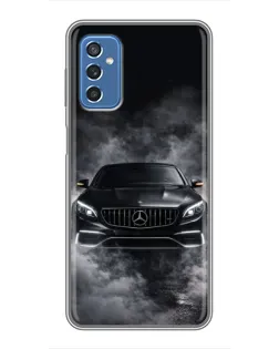 Чехол для Samsung Galaxy M52 с картинкой «Mercedes в дыму»