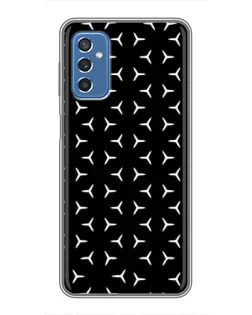 Чохол для Samsung Galaxy M52 з картинкою «Mercedes паттерн зірок»