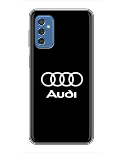 Чехол для Samsung Galaxy M52 с картинкой «Классическое лого Audi»