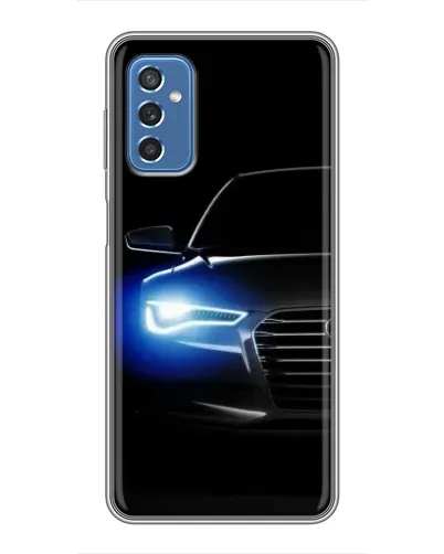 Чехол для Samsung Galaxy M52 с картинкой «Неоновый взгляд Audi» Чехол для Samsung Galaxy M52 с картинкой «Неоновый взгляд Audi»