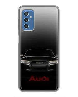 Чехол для Samsung Galaxy M52 с картинкой «Audi — градиентный контур»