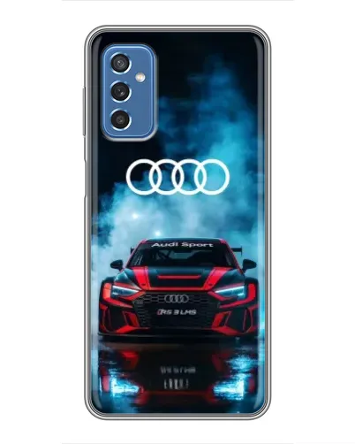 Чехол для Samsung Galaxy M52 с картинкой «Audi Sport — неон» Чехол для Samsung Galaxy M52 с картинкой «Audi Sport — неон»
