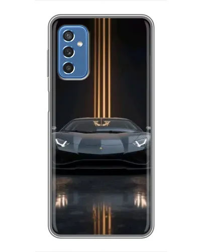 Чехол для Samsung Galaxy M52 с картинкой «Lamborghini золотые линии» Чехол для Samsung Galaxy M52 с картинкой «Lamborghini золотые линии»