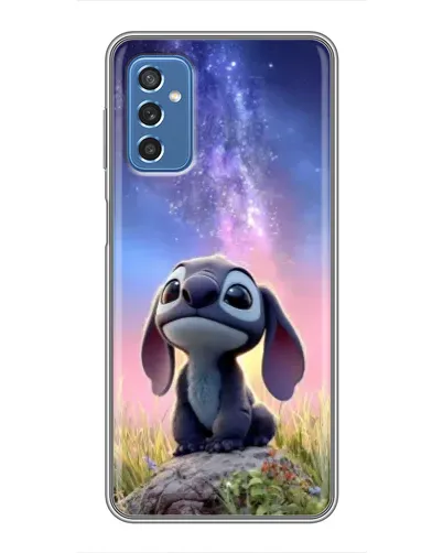 Чехол для Samsung Galaxy M52 с картинкой «Стич на рассвете»