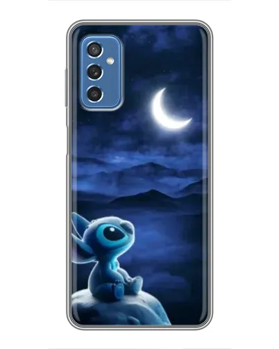 Чехол для Samsung Galaxy M52 с картинкой «Лунная ночь Стича»