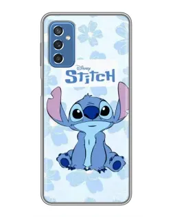 Чехол для Samsung Galaxy M52 с картинкой «Stitch среди цветов» Чехол для Samsung Galaxy M52 с картинкой «Stitch среди цветов»