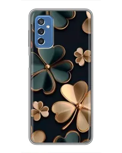 Чехол для Samsung Galaxy M52 с картинкой «Клевер в золоте» Чехол для Samsung Galaxy M52 с картинкой «Клевер в золоте»