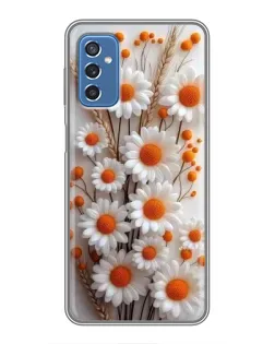 Чехол для Samsung Galaxy M52 с картинкой «Белые сухоцветы» Чехол для Samsung Galaxy M52 с картинкой «Белые сухоцветы»