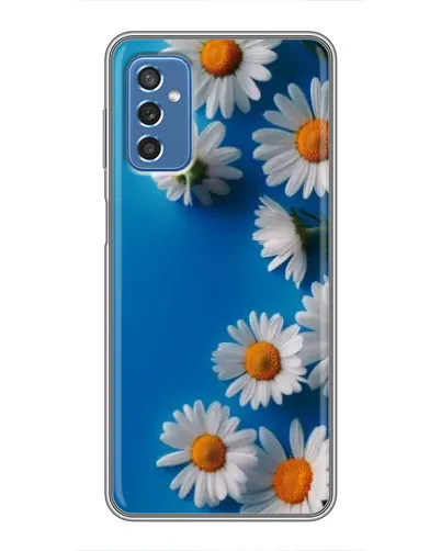 Чехол для Samsung Galaxy M52 с картинкой «Белоснежные маргаритки»