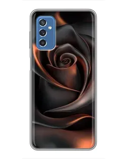 Чехол для Samsung Galaxy M52 с картинкой «Шелковая черная роза» Чехол для Samsung Galaxy M52 с картинкой «Шелковая черная роза»