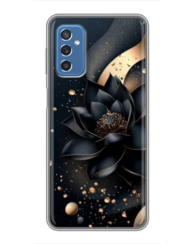 Чехол для Samsung Galaxy M52 с картинкой «Черный лотос»