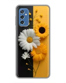 Чехол для Samsung Galaxy M52 с картинкой «Подсолнух и ромашка» Чехол для Samsung Galaxy M52 с картинкой «Подсолнух и ромашка»