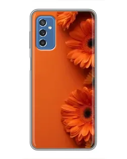 Чехол для Samsung Galaxy M52 с картинкой «Оранжевые герберы» Чехол для Samsung Galaxy M52 с картинкой «Оранжевые герберы»