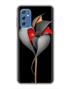 Чехол для Samsung Galaxy M52 с картинкой «Серебряный фантазийный цветок» Чехол для Samsung Galaxy M52 с картинкой «Серебряный фантазийный цветок»