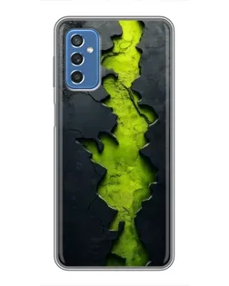 Чехол для Samsung Galaxy M52 с картинкой «Салатовый разлом скалы» Чехол для Samsung Galaxy M52 с картинкой «Салатовый разлом скалы»
