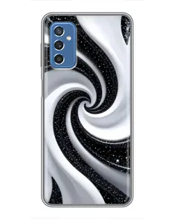Чехол для Samsung Galaxy M52 с картинкой «Черно-белая спираль» Чехол для Samsung Galaxy M52 с картинкой «Черно-белая спираль»