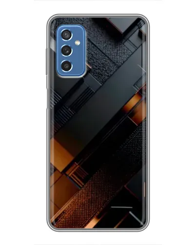 Чехол для Samsung Galaxy M52 с картинкой «Черные геометрические блоки» Чехол для Samsung Galaxy M52 с картинкой «Черные геометрические блоки»