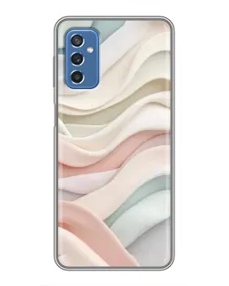 Чехол для Samsung Galaxy M52 с картинкой «Пастельные нежные волны»