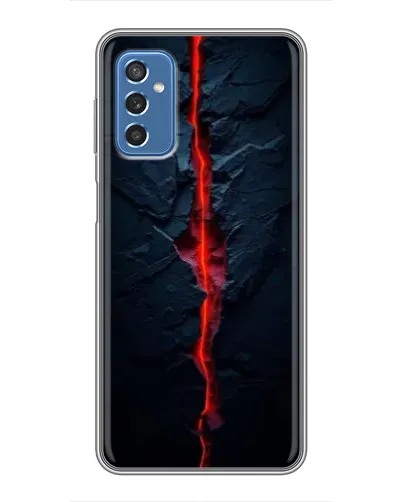Чехол для Samsung Galaxy M52 с картинкой «Kрасная лавовая трещина» Чехол для Samsung Galaxy M52 с картинкой «Kрасная лавовая трещина»