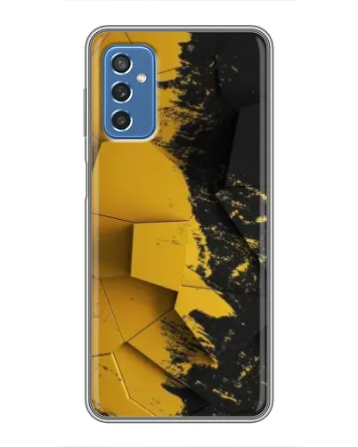 Чехол для Samsung Galaxy M52 с картинкой «Золотые осколки геометрии» Чехол для Samsung Galaxy M52 с картинкой «Золотые осколки геометрии»