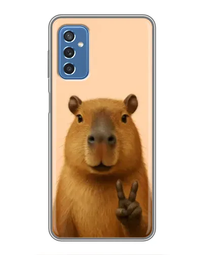 Чохол для Samsung Galaxy M52 з картинкою «Капібара вікторія»