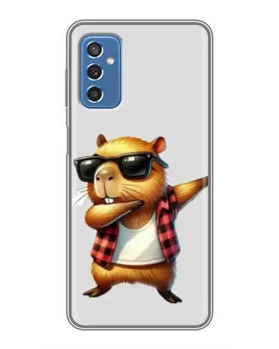 Чохол для Samsung Galaxy M52 з картинкою «Капібара репер даб»