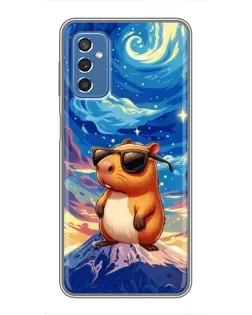 Чохол для Samsung Galaxy M52 з картинкою «Капібара Ван Гога»