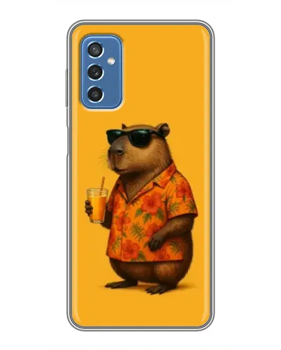 Чохол для Samsung Galaxy M52 з картинкою «Капібара на відпочинку»