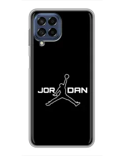 Чехол для Samsung Galaxy M53 (5G) (M536B) с картинкой «Nike Pink Swirl»