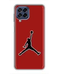 Чехол для Samsung Galaxy M53 (5G) (M536B) с картинкой «Jordan Red Back»