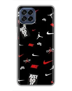 Чехол для Samsung Galaxy M53 (5G) (M536B) с картинкой «Nike Mix Pattern»