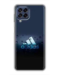 Чехол для Samsung Galaxy M53 (5G) (M536B) с картинкой «Adidas Water Drops»