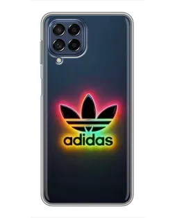 Чехол для Samsung Galaxy M53 (5G) (M536B) с картинкой «Неоновый Adidas»