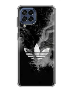 Чехол для Samsung Galaxy M53 (5G) (M536B) с картинкой «Абстрактный дым Adidas»