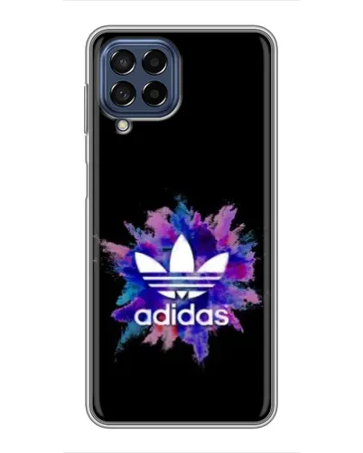 Чехол для Samsung Galaxy M53 (5G) (M536B) с картинкой «Взрыв красок Adidas»
