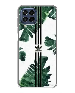 Чехол для Samsung Galaxy M53 (5G) (M536B) с картинкой «Пальмовые листья адидас»