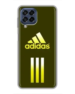 Чехол для Samsung Galaxy M53 (5G) (M536B) с картинкой «Оливковый градиент Adidas»