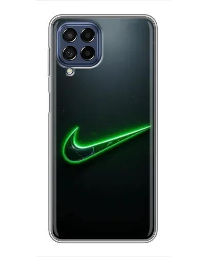Чехол для Samsung Galaxy M53 (5G) (M536B) с картинкой «Неоновый контур Nike»