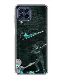 Чехол для Samsung Galaxy M53 (5G) (M536B) с картинкой «Спортивный арт Nike» Чехол для Samsung Galaxy M53 (5G) (M536B) с картинкой «Спортивный арт Nike»