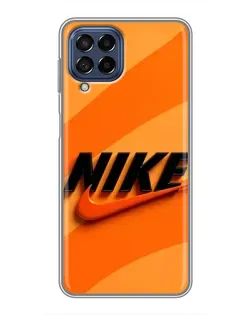 Чехол для Samsung Galaxy M53 (5G) (M536B) с картинкой «Оранжевый драйв Nike» Чехол для Samsung Galaxy M53 (5G) (M536B) с картинкой «Оранжевый драйв Nike»