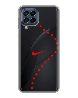 Чехол для Samsung Galaxy M53 (5G) (M536B) с картинкой «Абстрактный дизайн Nike»