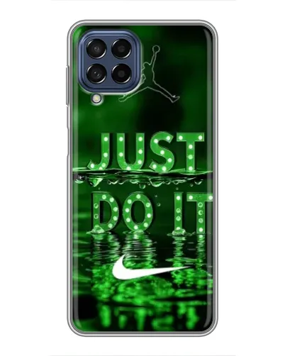 Чехол для Samsung Galaxy M53 (5G) (M536B) с картинкой «Зеленый неоновый Nike»