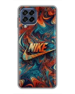 Чехол для Samsung Galaxy M53 (5G) (M536B) с картинкой «Nike в абстракции»